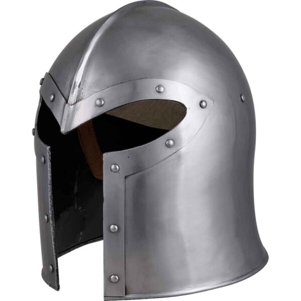 Medieval Fantasy Steel Barbuta Helmet