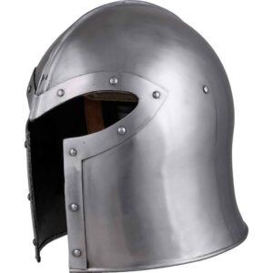Medieval Fantasy Steel Barbuta Helmet