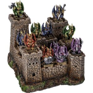 Dragons and Castle Statue Set