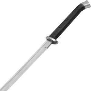 Silver Tactical-Style Katana Sword