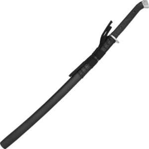 Silver Tactical-Style Katana Sword