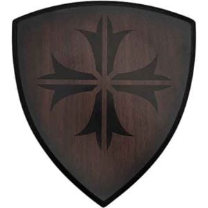 Wood Honshu Sword Display Wall Mount