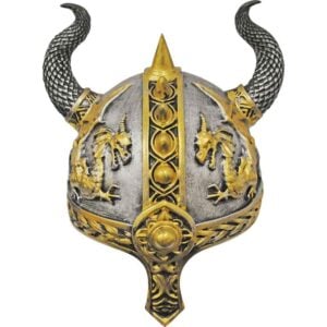 Golden Dragon Costume Helmet