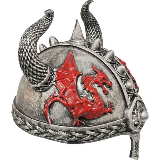 Red Dragon Costume Helmet