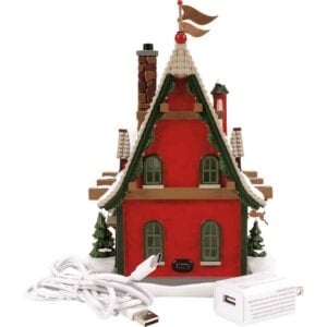 50th Reindeer Acres Stable - North Pole Series by Department 56