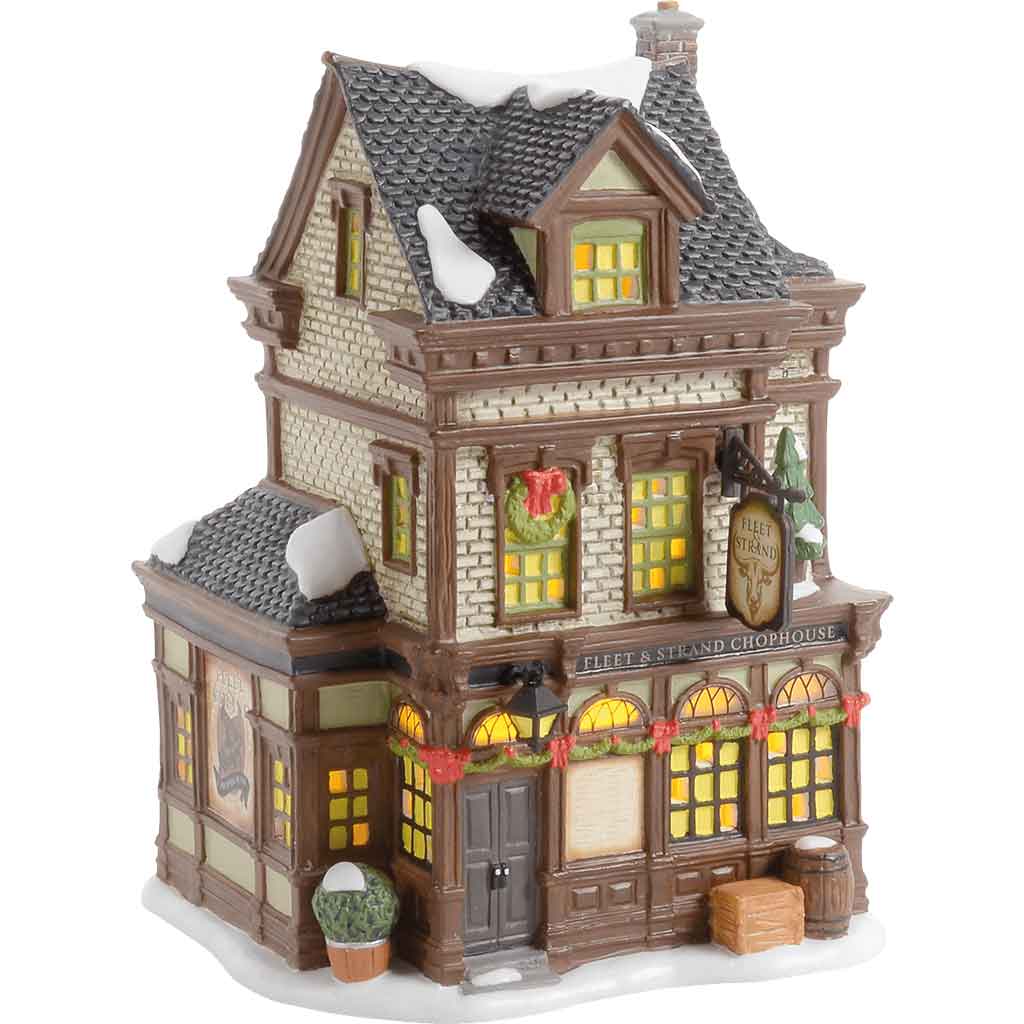 Fleet & Strand Chophouse - Dickens Village by Department 56