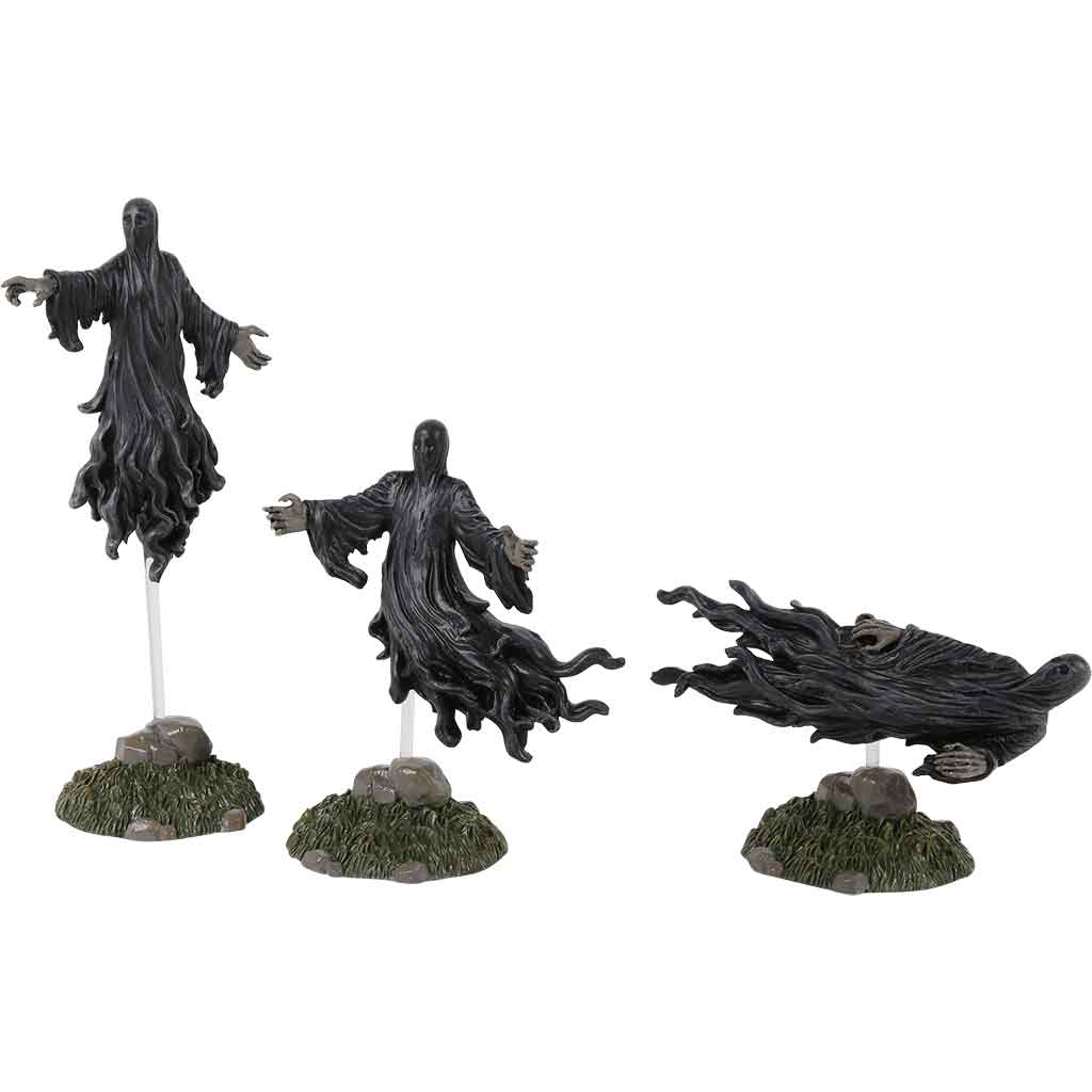 Set of 3 Dementors - Harry Potter Village by Department 56