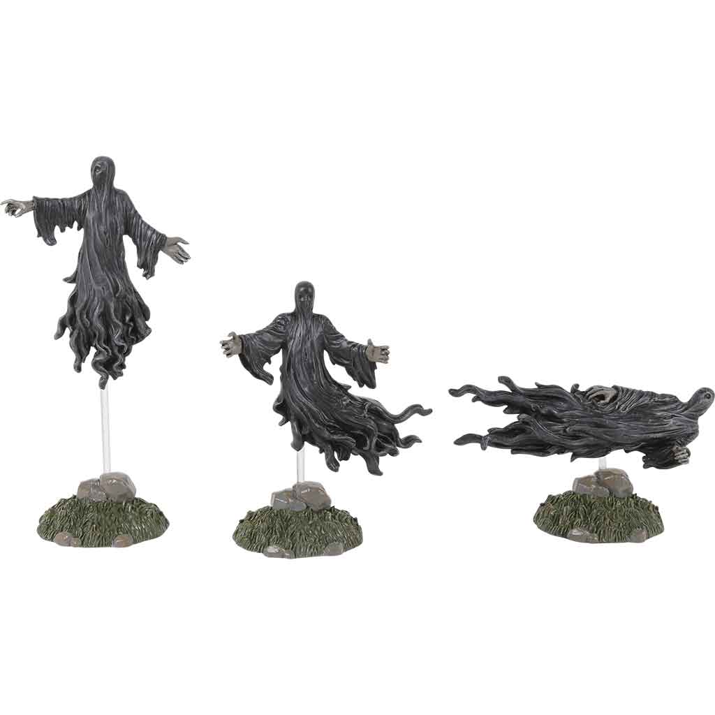 Set of 3 Dementors - Harry Potter Village by Department 56