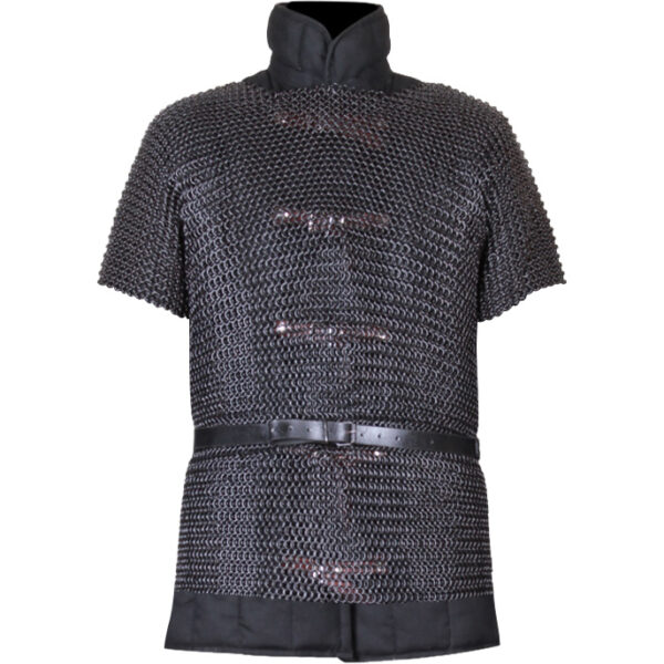 Arthur Blackened Chainmail Hauberk
