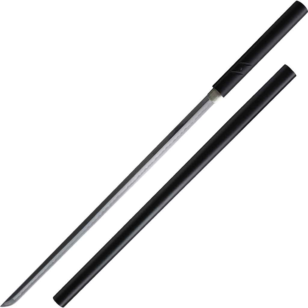 Forged Black Zatoichi Stick Sword