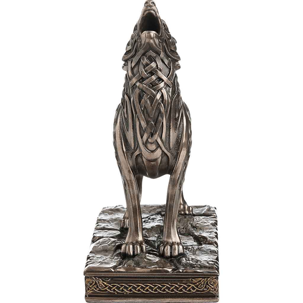 Celtic Howling Wolf Statue - Image 2