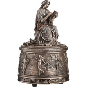 Mnemosyne Goddess of Memory Music Box