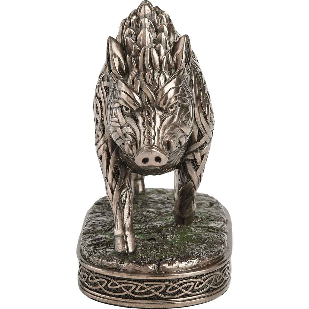 Celtic Knot Wild Boar Statue