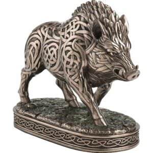 Celtic Knot Wild Boar Statue
