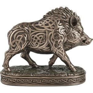 Celtic Knot Wild Boar Statue