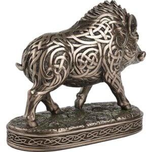 Celtic Knot Wild Boar Statue