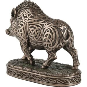 Celtic Knot Wild Boar Statue